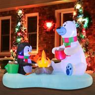 inflatable smores christmas inflatables decorations logo