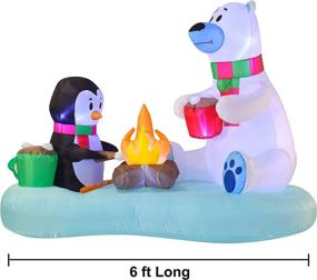 img 2 attached to Надувные игрушки SMores Christmas Inflatables Decorations