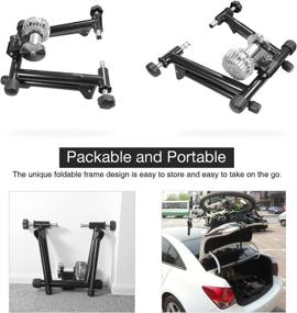img 1 attached to 🚴 Sportneer Fluid Bike Trainer Stand: Ultimate Indoor Bicycle Exercise Training Solution