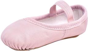 img 4 attached to STELLE Premium Leather Slipper Shoes for Toddler Girls: Athletic and Comfortable