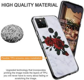 img 2 attached to Meweri Retro Marble Design Phone Case for Google Pixel 4a 5G: Soft, Shockproof, and Anti-Scratch Protection for Women and Girls