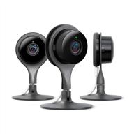 📹 набор камер google nest cam indoor 3 pack - проводная внутренняя камера безопасности для дома - управление мобильными уведомлениями и круглосуточное видеонаблюдение с ночным видением логотип