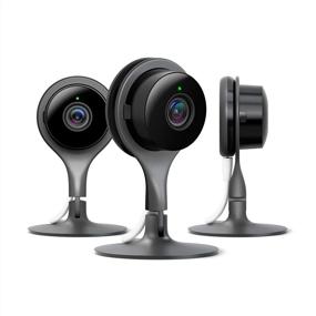 img 4 attached to 📹 Набор камер Google Nest Cam Indoor 3 Pack - Проводная внутренняя камера безопасности для дома - Управление мобильными уведомлениями и круглосуточное видеонаблюдение с ночным видением