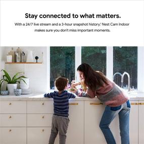 img 2 attached to 📹 Google Nest Cam Indoor 3 Pack - Wired Indoor Home Security Camera - Mobile Alert Control & 24/7 Live Video Surveillance with Night Vision