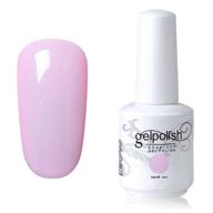 💅 elite99 soak-off gel polish lacquer nail art uv led manicure varnish 15ml - pearl light pink shade (1344) logo