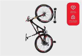 img 1 attached to 🚲 Steadyrack Mountain Bike Wall Mounted Rack - Efficient Home & Garage Storage - 2 Pack