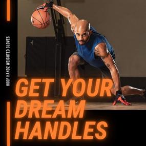 img 3 attached to 🏀 Hoop Handz Basketball Weighted Training Gloves (Anti-Grip) - 3+ lbs. per Pair, Enhanced Dribbling Strength