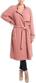 img 3 attached to Rachel Roy Womens Trench White Women's Clothing and Coats, Jackets & Vests