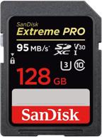 💾 sandisk extreme pro 128gb sdxc uhs-i card (sdsdxxg-128g-gn4in) logo
