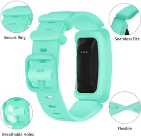 img 2 attached to Vanet Compatible Silicone Replacement Wristbands Wearable Technology