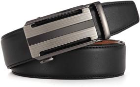 img 3 attached to CLUBBELTS Genuine Leather Adjustable Automatic Men's Accessories