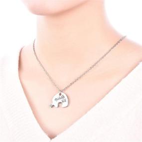 img 1 attached to 🧩 FJ BFF Puzzle Sister Necklace Set for 3/4: Engraved Best Friend Forever Necklaces