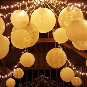 img 1 attached to Stunning Chinese/Japanese Paper Lanterns - Pack of 10 - Ideal Home, Party & Wedding Decorations