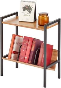 img 4 attached to MDesign Metal Table Shelf Organizer