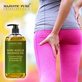 img 2 attached to Ultimate Pain Relief with MAJESTIC PURE Arnica Sore Muscle Massage