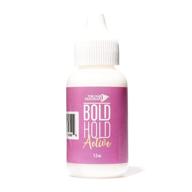 🔒 bold hold active hair diagram: strong hold glue for wigs & hair systems - invisible bonding - formulated for oily skin - non-toxic & latex-free - no odor - humidity resistant & waterproof - 1.3oz logo