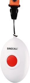 img 3 attached to 📟 SINGCALL APE160: Oval Rounded Shape Lightweight Pager for Elderly Patients, Children, and Patrol Officers - 1-Button Calling Device for More Convenience and Comfort