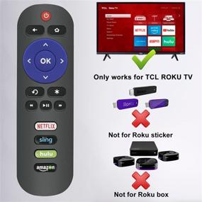 img 2 attached to 📺 Замена пульта дистанционного управления RC280 для TCL Roku Smart TV 4 серия - Совместим с 40S325, 43S325, 49S325, 32S325, 50S425, 55S425, 65S425, 75S425, 32S305, 28S305, 40S305, 43S305, 32S327, 55S405, 43S405, 49S405, 65S405, 32S335