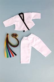 img 2 attached to 🥋 Premium White Karate Outfit: Stylish Blouse Pants for Martial Arts Enthusiasts