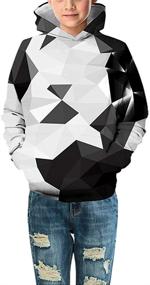 img 1 attached to FLYCHEN Boys' Fashion Hoodies: Trendy Pullover Sweatshirts for Stylish Boys