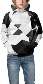 img 2 attached to FLYCHEN Boys' Fashion Hoodies: Trendy Pullover Sweatshirts for Stylish Boys