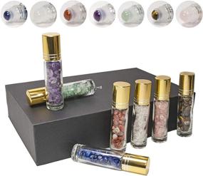 img 4 attached to Crystal Essential Bottles Natural Gemstone