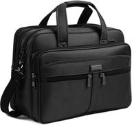 bostanten expandable briefcases resisatant messenger logo