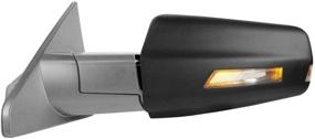 img 1 attached to Enhanced Fit System - 80730 Snap & Zap Custom Towing Mirror Pair for Ram 1500 Pick-up, Black