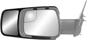 img 3 attached to Enhanced Fit System - 80730 Snap & Zap Custom Towing Mirror Pair for Ram 1500 Pick-up, Black