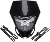 jfg racing headlight motorcycle enduro（black） logo
