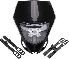 img 4 attached to JFG RACING Headlight Motorcycle Enduro（Black）