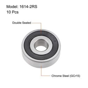 img 3 attached to Подшипники Uxcell 1614 2RS 8 дюймов x 1 1 8 дюймов x 3