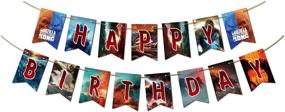 img 3 attached to 🎉 HOYOGEN Godzilla Party Decorations: Awesome Banner, Balloons, and Toppers for Unforgettable Boys, Girls, and Teens Party!