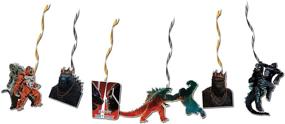 img 2 attached to 🎉 HOYOGEN Godzilla Party Decorations: Awesome Banner, Balloons, and Toppers for Unforgettable Boys, Girls, and Teens Party!