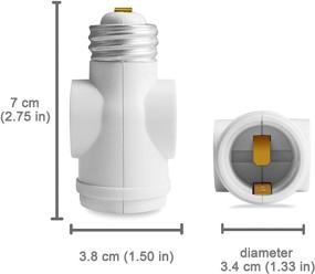 img 1 attached to 💡 Polarized Holder Outlet Socket Adapter: Enhanced Safety and Convenience