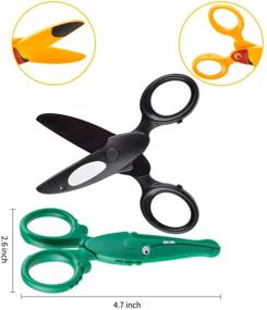 img 3 attached to 👶 Sopito 3PCS Children Safety Scissors: Toddler Craft Scissors for Safe and Fun Paper Cutting with Preschool Training