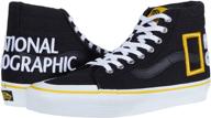 👟 stylish vans unisex sk8 hi white vn000d5iw00 men's fashion sneakers: a perfect blend of comfort and fashion logo