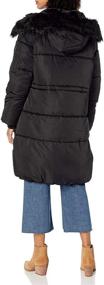 img 2 attached to Steve Madden Womens Puffer Chevron Women's Clothing in Coats, Jackets & Vests