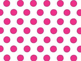 img 3 attached to Pink White Polka Tissue Paper