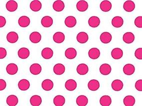 img 4 attached to Pink White Polka Tissue Paper
