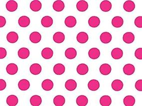 img 1 attached to Pink White Polka Tissue Paper