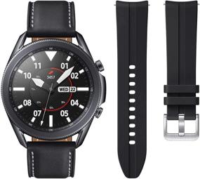 img 4 attached to 📱 Renewed Samsung Galaxy Watch3 45mm Smartwatch + Extra Band, Mystic Black (SM-R840NZKCXAR)