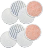 🧹 enhanced 8-pack mop pads for bissell spinwave 2039a 2124 - includes 4 soft pads, 2 scrubby pads, and 2 heavy scrub pads логотип