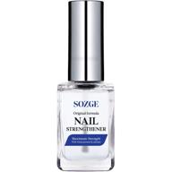 💅 nail strengthener: sozge - revitalize weak, damaged nails, boost growth, ideal as top/base coat logo