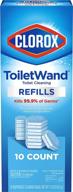 🚽 clorox toilet wand disinfecting refills, 10 count logo