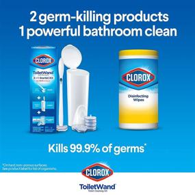 img 2 attached to 🚽 Clorox Toilet Wand Disinfecting Refills, 10 Count