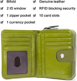 img 3 attached to 👛 BOSTANTEN Women's Leather Wallet with RFID Blocking – Handbags and Wallets for Enhanced Security