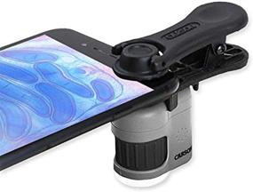 img 4 attached to Enhanced Carson MicroMini 20x LED Lighted Pocket Microscope with 🔬 Built-in LED and UV Flashlight, Including Universal Smartphone Digiscoping Adapter Clip (MM-380)