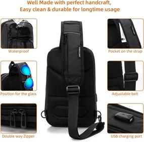 img 1 attached to 🎒 KINGSLONG Waterproof Charging Crossbody Backpack