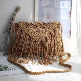 img 1 attached to DIGOGO Crossbody Shoulder Bohemian Handwoven